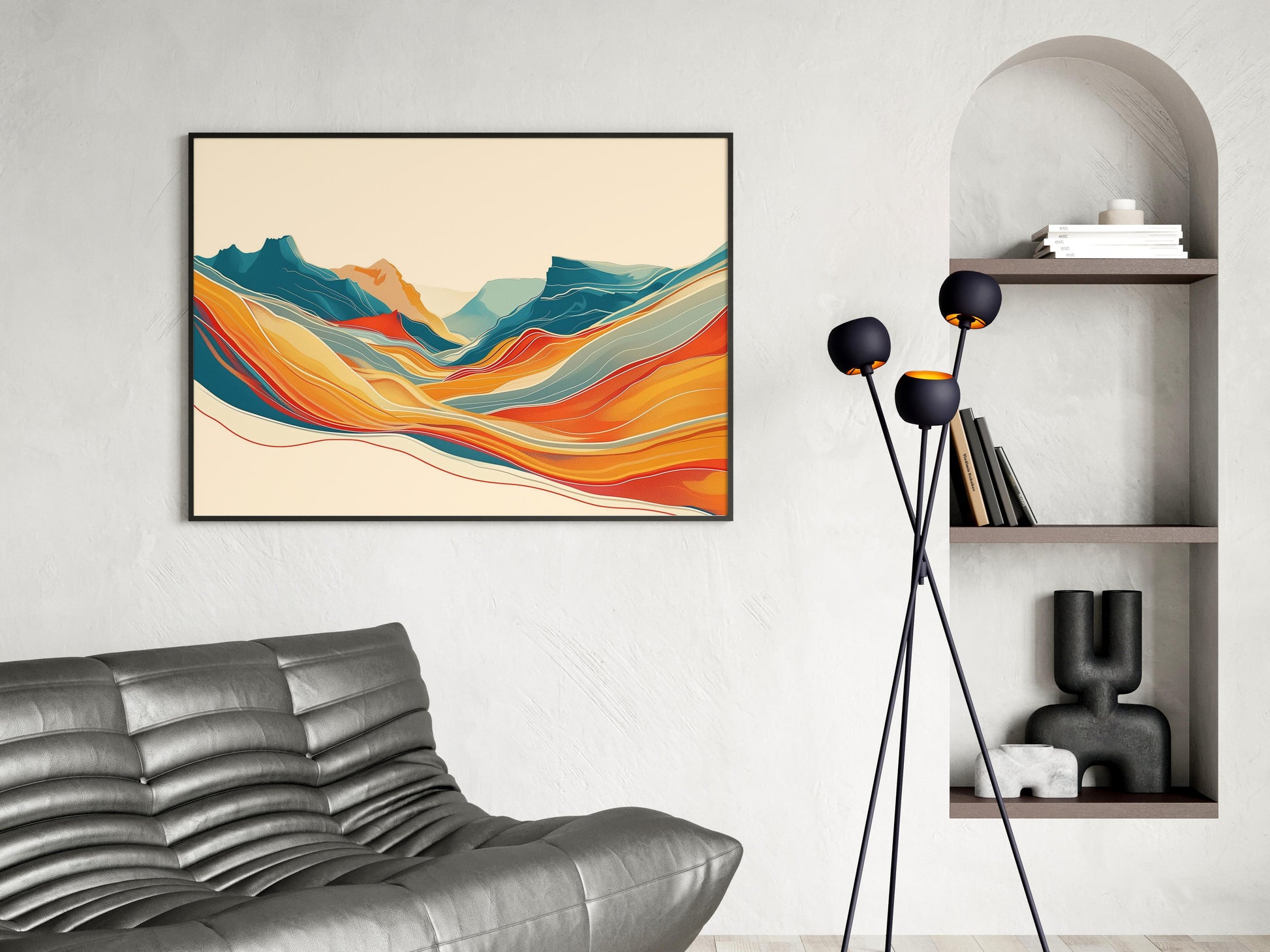 Geometric Silence of the Rockies- Nature Connection, Sense of Home, Home, Canadian Rocky Mountains, Panorama