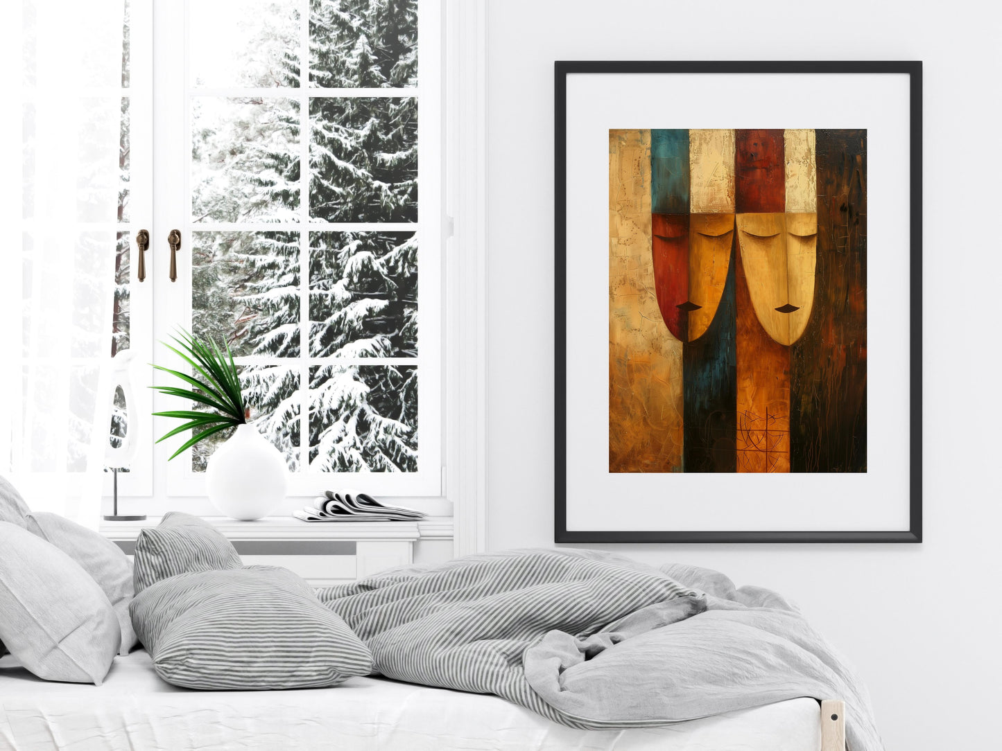 Symphony of Forms- Art Deco, modern art, abstract expressionism, Eloise Belmonte, color blocks