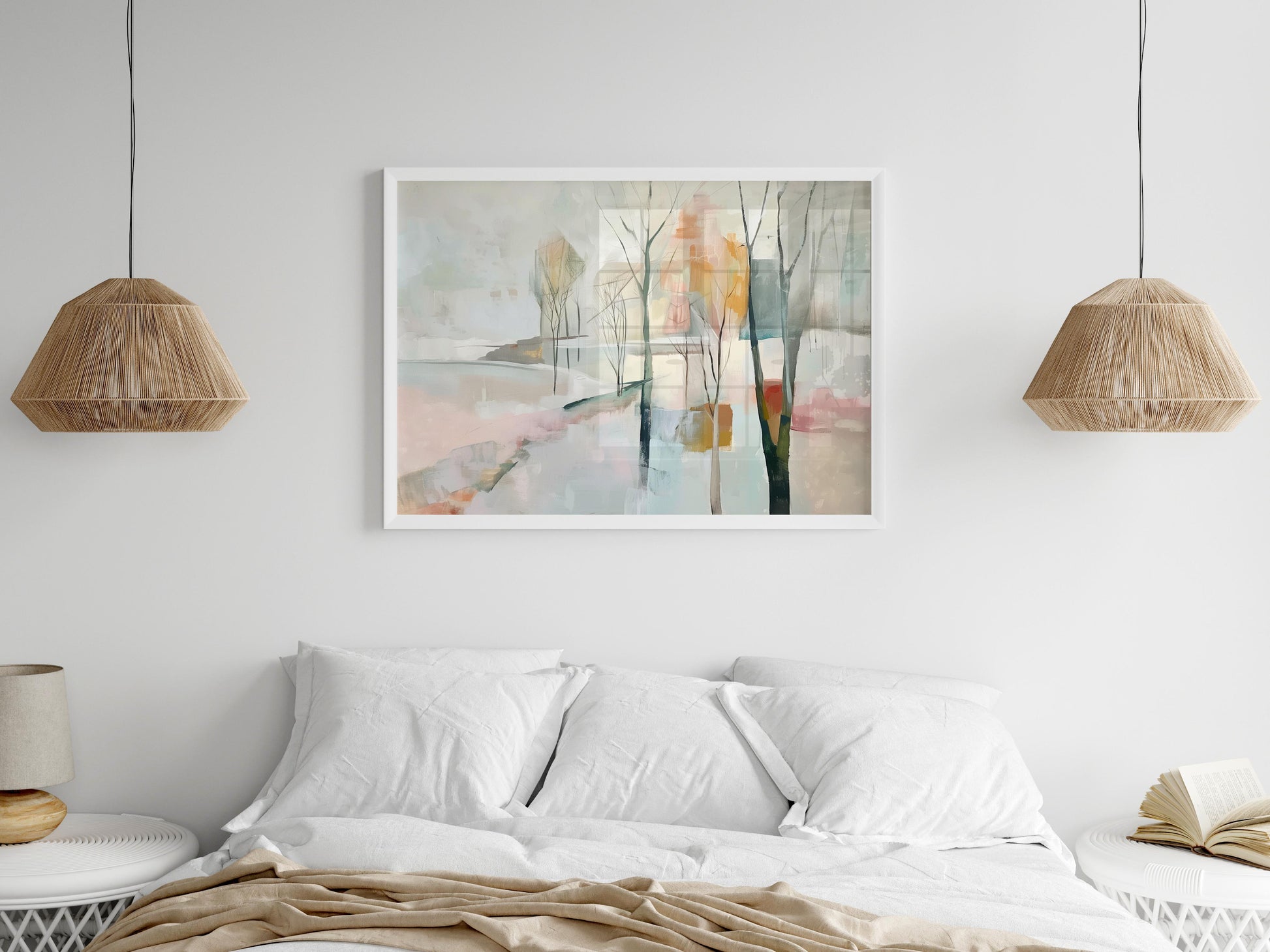 Whispering Silence- pastel colors, architecture, tradition, art print, interior design