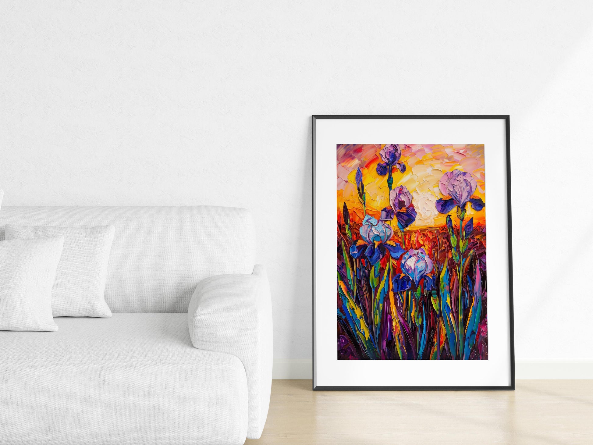 Vibrant Twilight- Impressionism, American Artist, Vibrant Colors, Floral, Landscape Painting