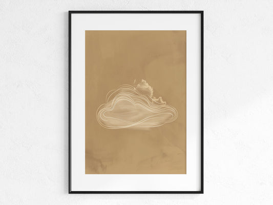 Solitary Cloud - A Meditative Journey- abstract, Italy, harmonious, originality, simplicity