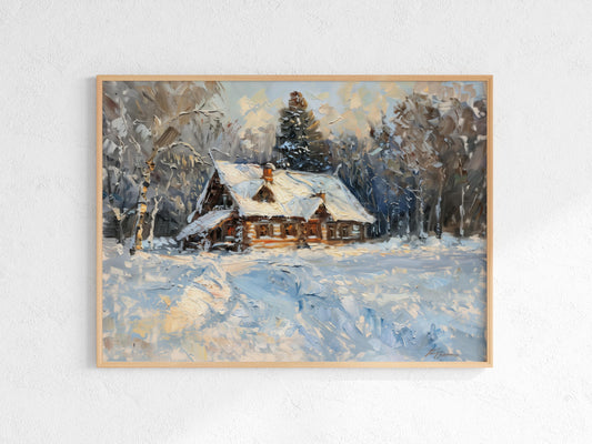 Winterzauber in Södermanland- cottage, cool colors, Swedish art, silence, Södermanland